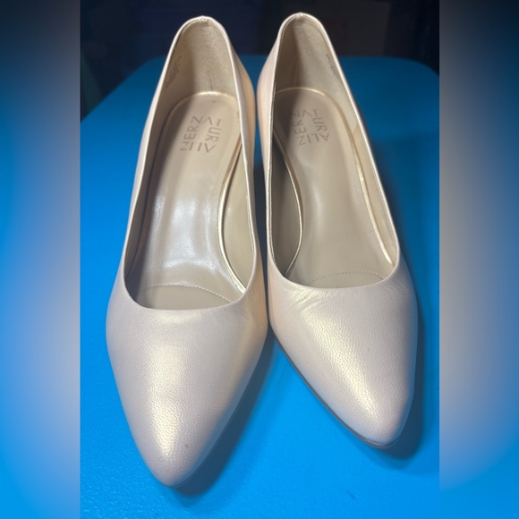 Naturalizer Women's Natalie Leather Taupe Glitter Dust Womens Size 8.5 EPC - Picture 1 of 11